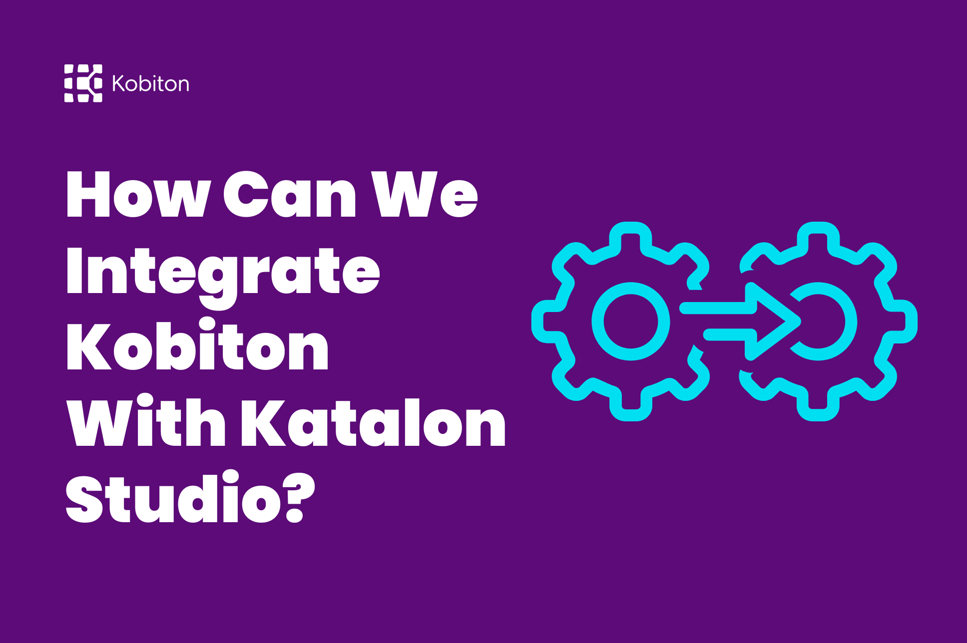 How can we integrate kobiton with katalon studio