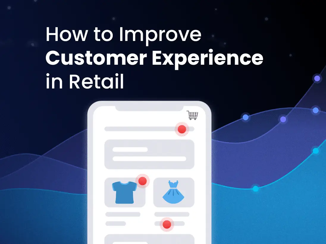 Illustration of an online shopping app. "how-to-improve-customer-experience-in-retail"