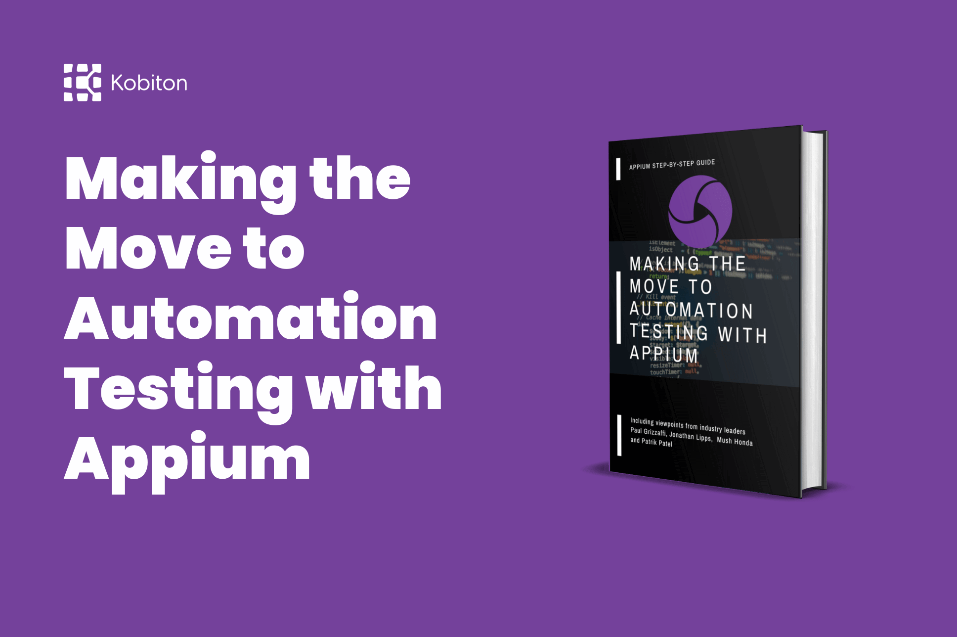 automation testing with appium ebook image