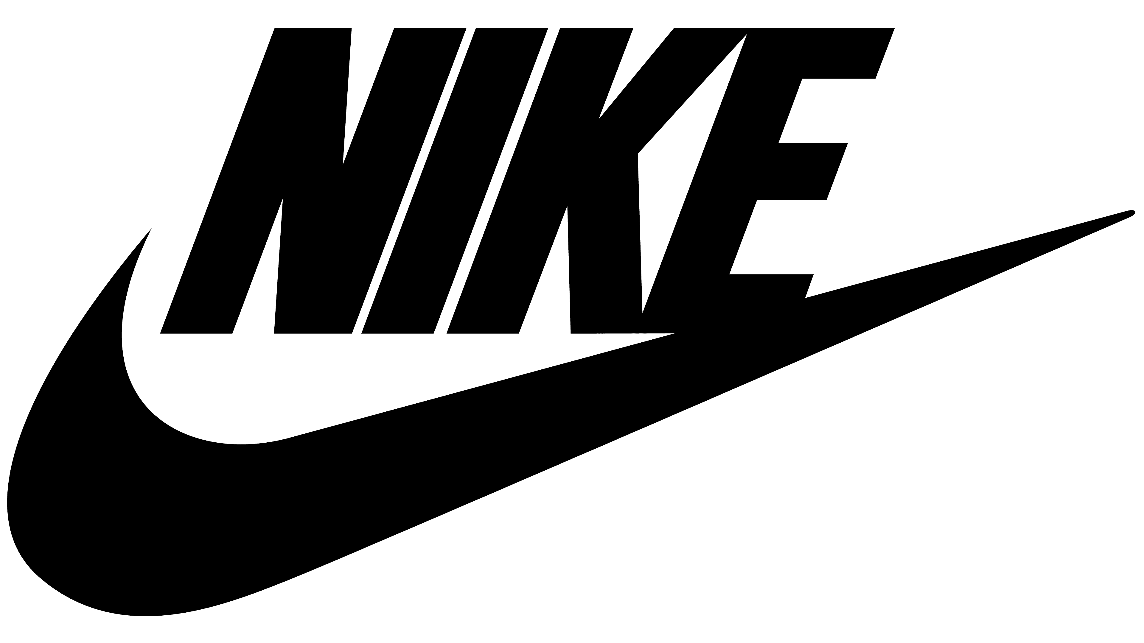 Illustration of the Nike logo