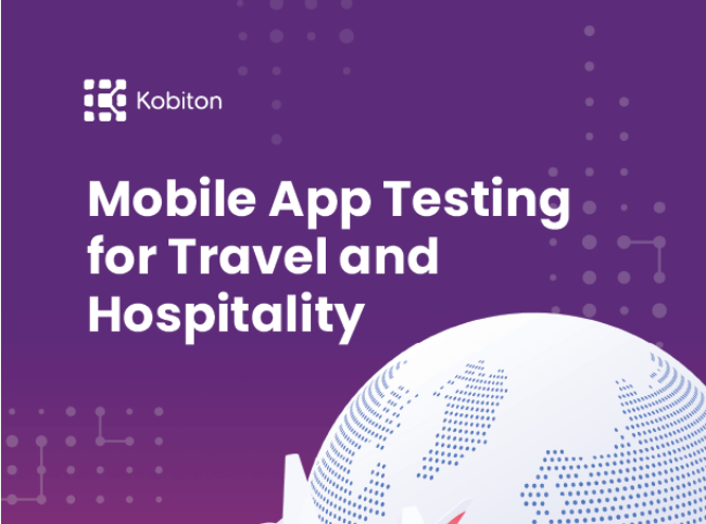 Mobile app testing for travel and hospitality - illustration