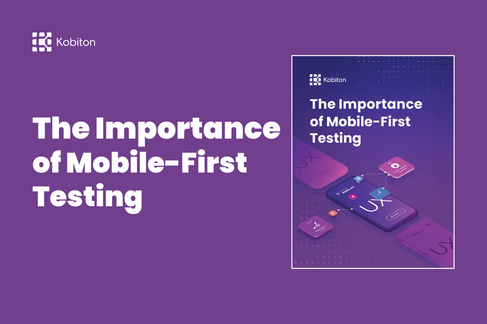 The importance of mobile first ebook image