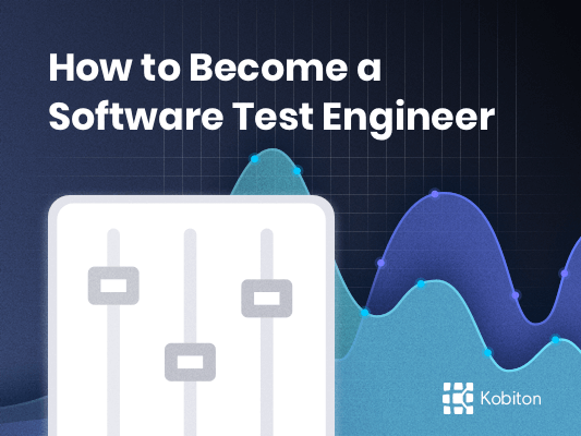 Image with text "How to become a software test engineer"