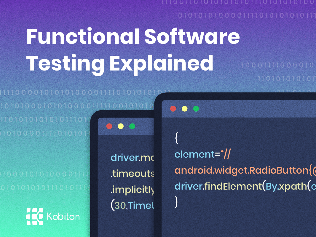 Functional Software Testing explained