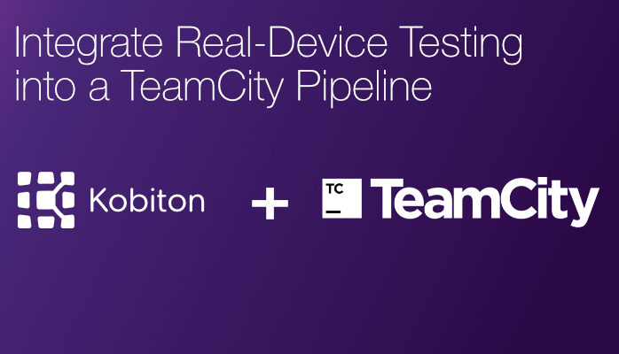 Integrate real-device testing into a teamcity pipeline