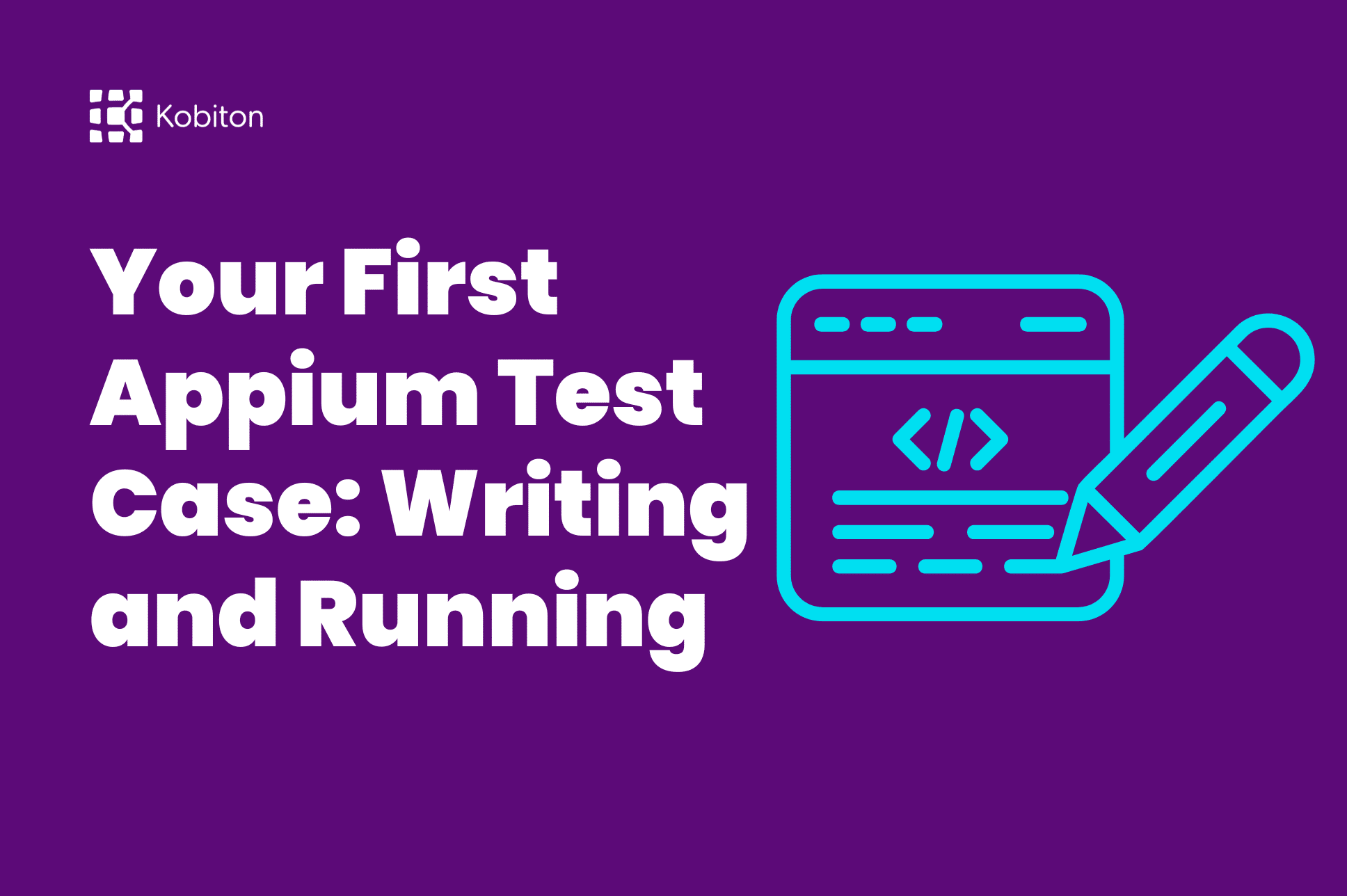 Writing and running appium