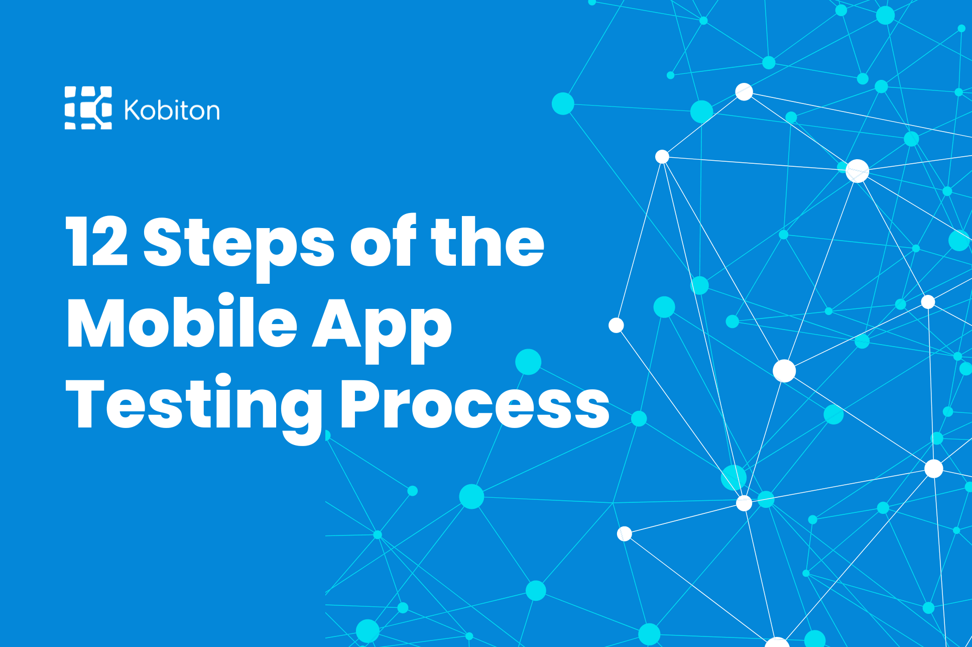 12 Steps of mobile app testing blog image