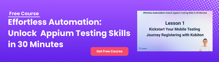 Free Appium Course