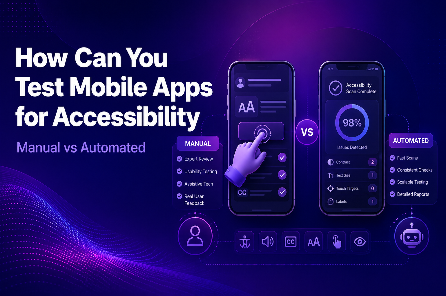 How Can You Test Mobile Apps for Accessibility (Manual vs Automated)?