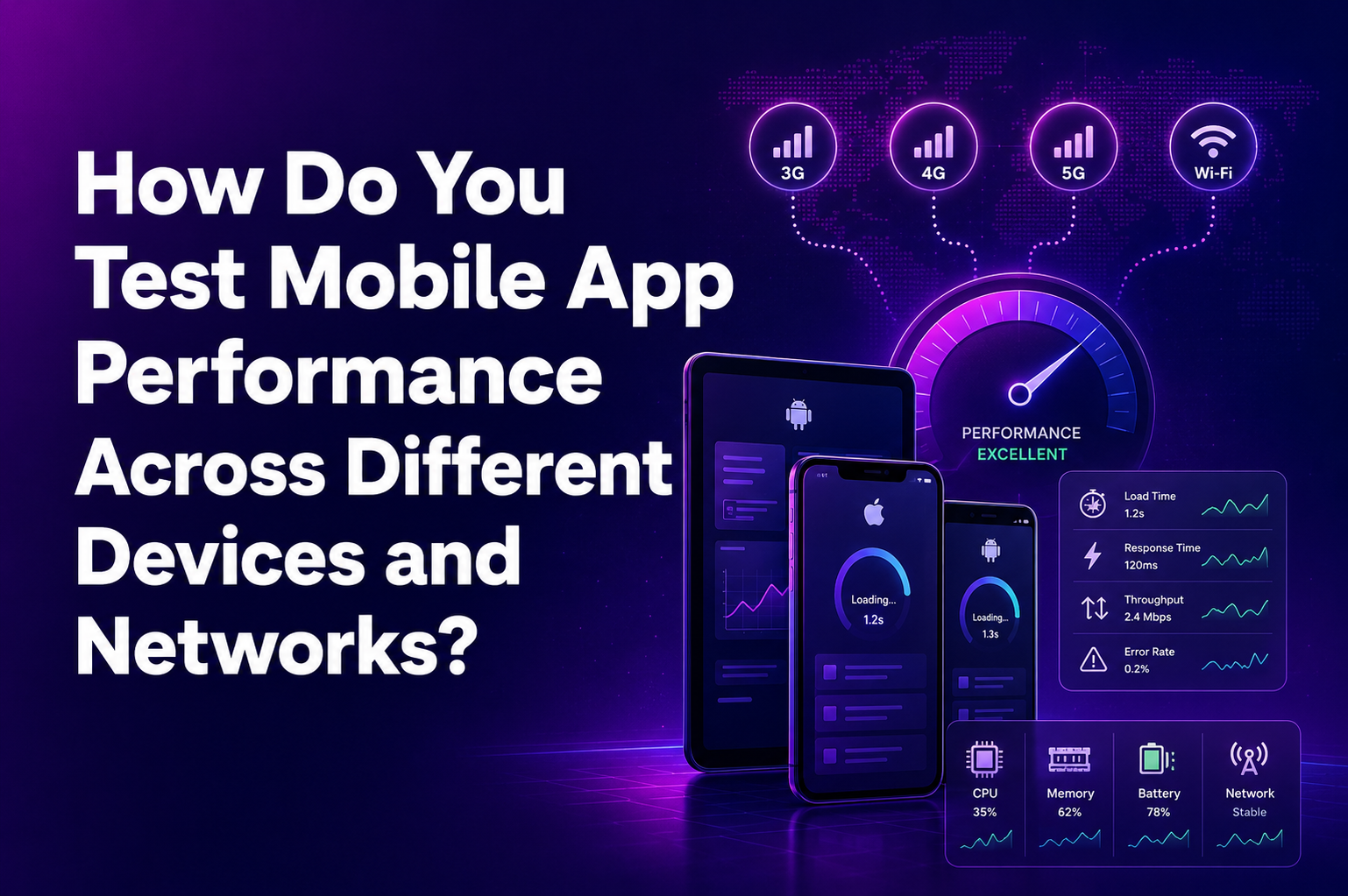 How Do You Test Mobile App Performance Across Different Devices and Networks?