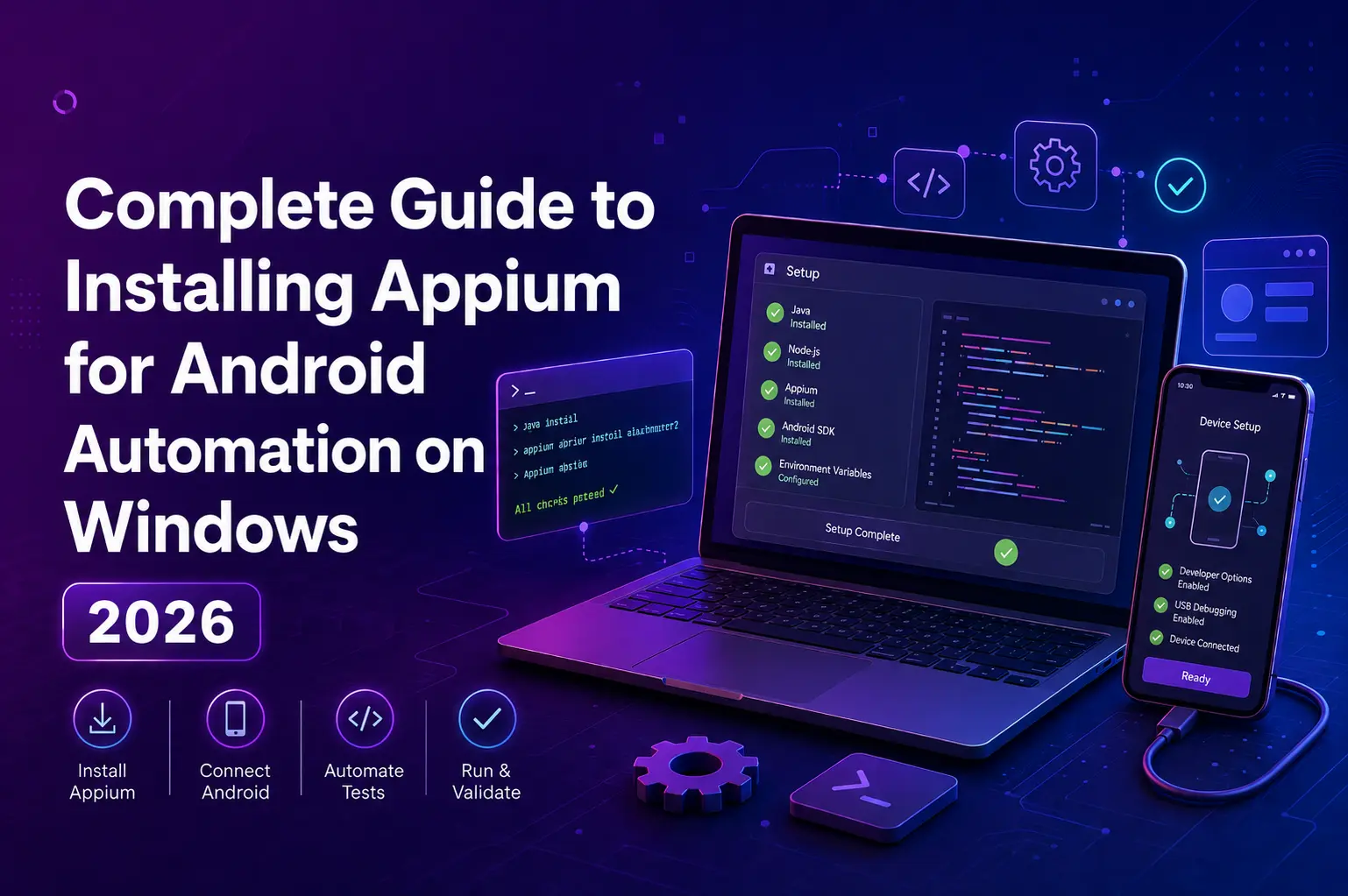 Complete Guide to Installing Appium for Android Automation on Windows – 2026