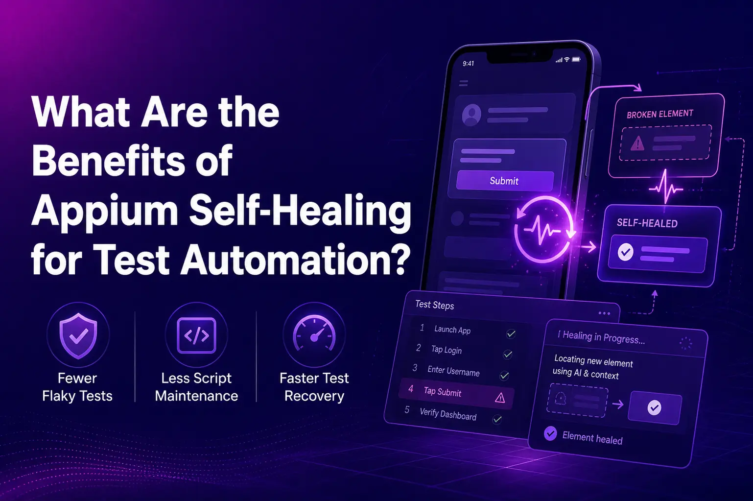 What Are the Benefits of Appium Self-Healing for Test Automation