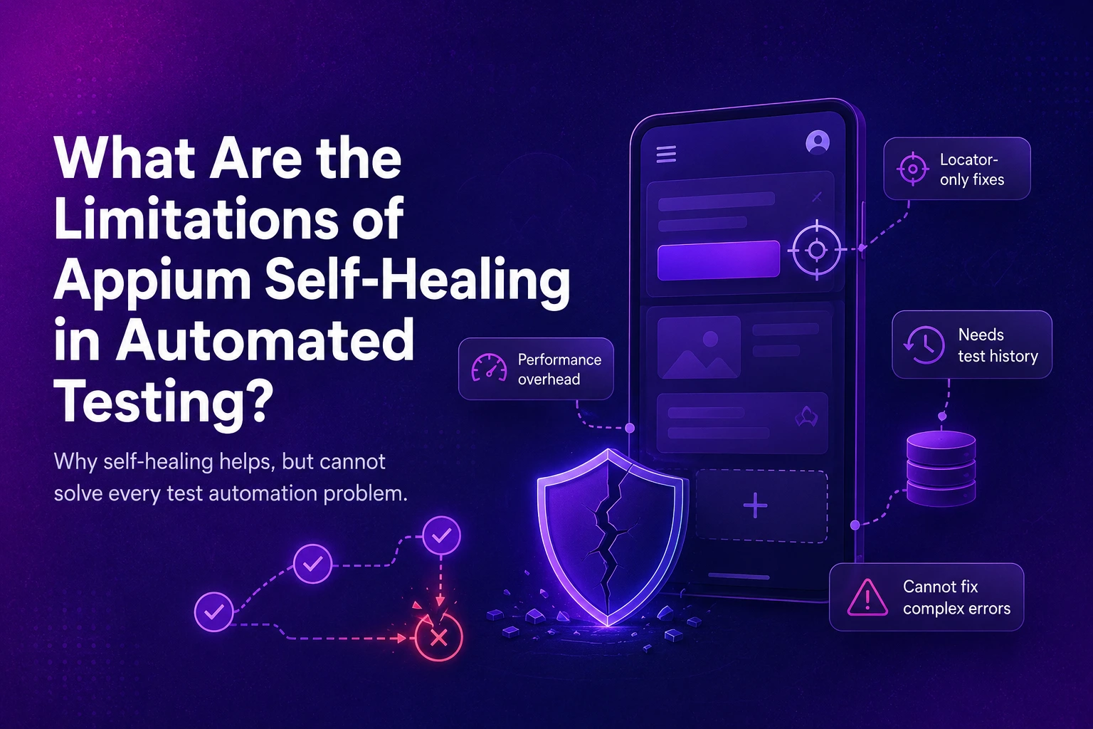 What Are the Limitations of Appium Self-Healing in Automated Testing