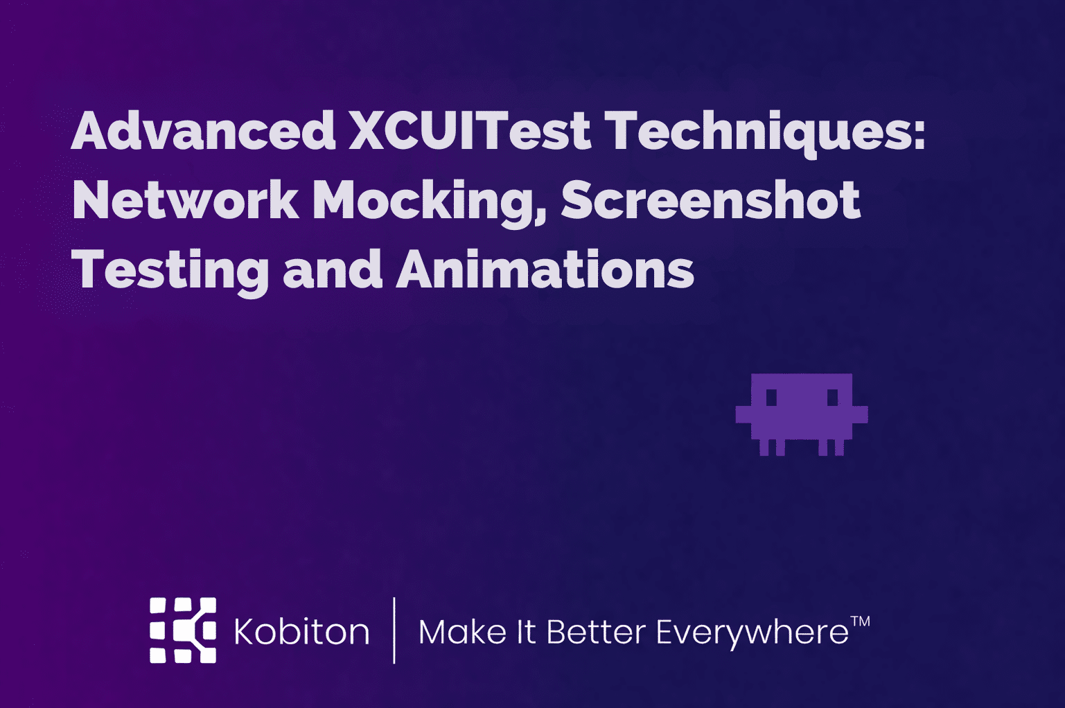 Advanced Xcuitest