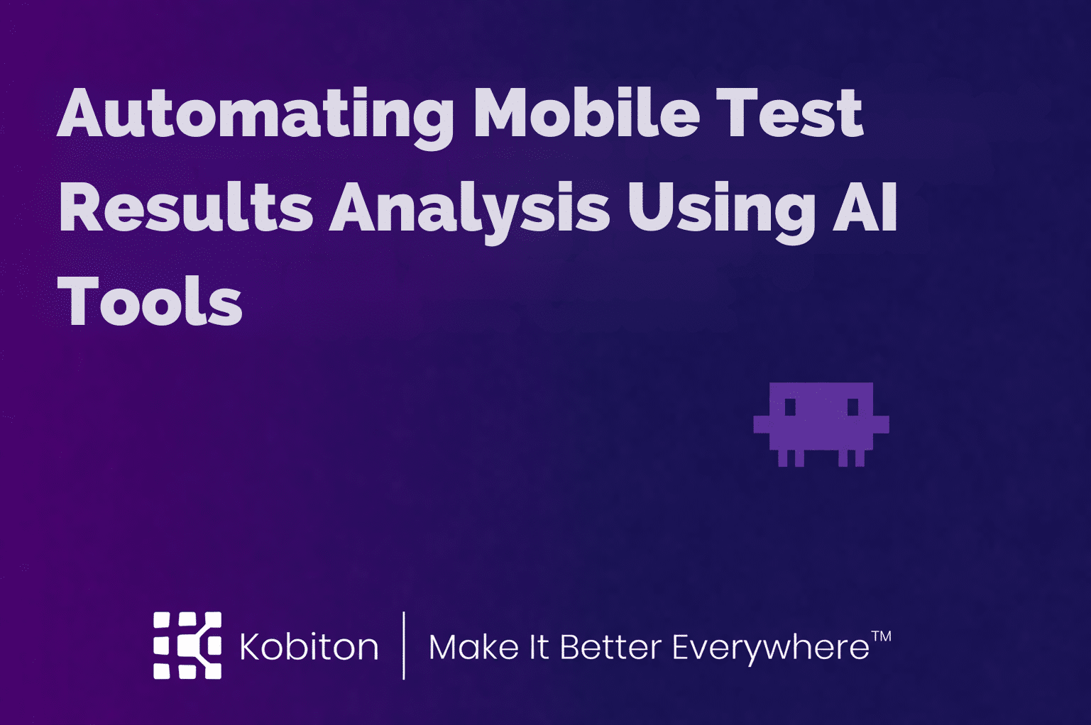 Automating Mobile Test Results Analysis Using AI Tools