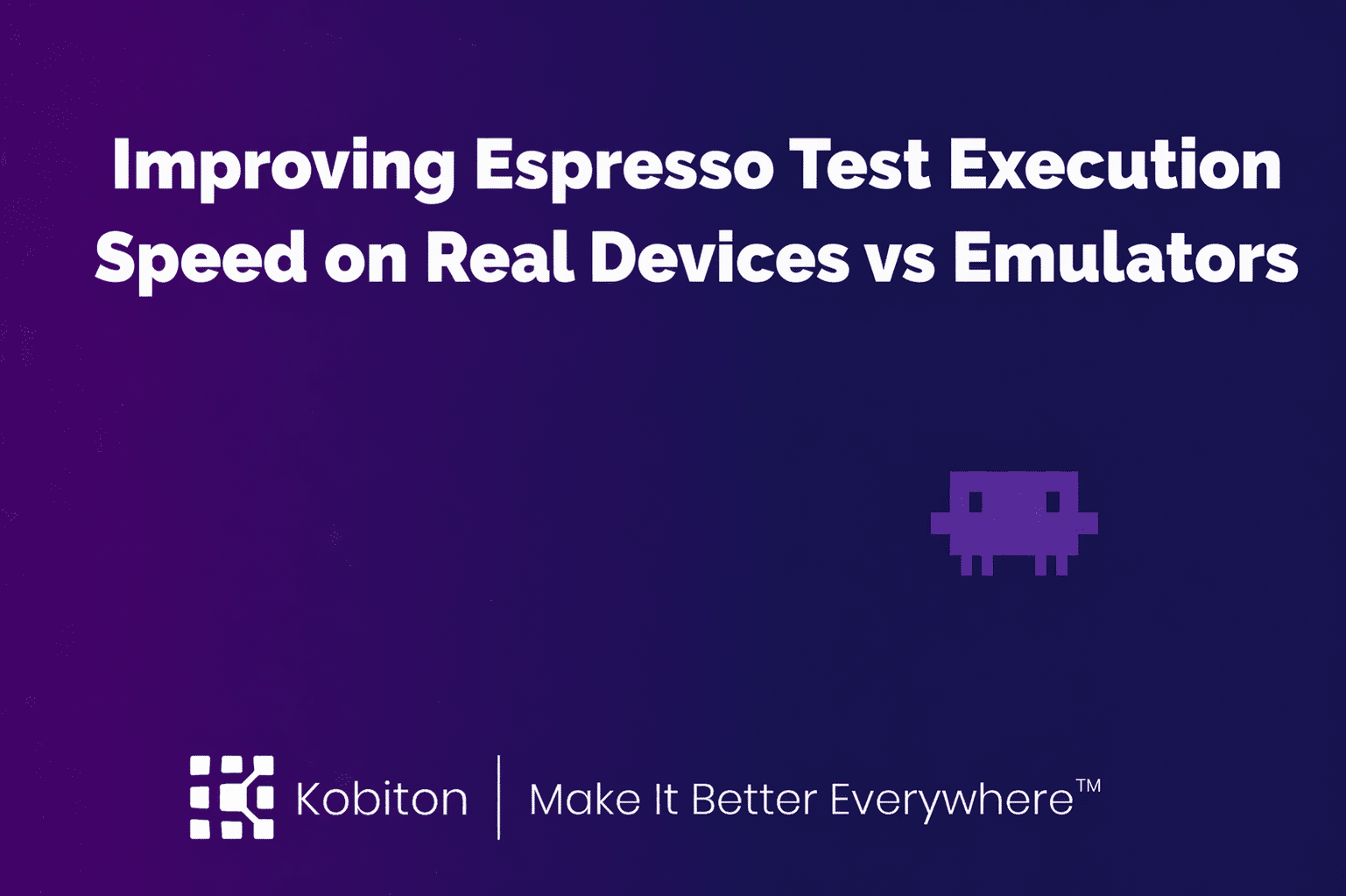 Espresso Testing