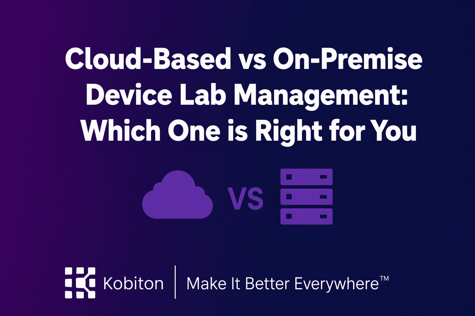 Device Lab Management