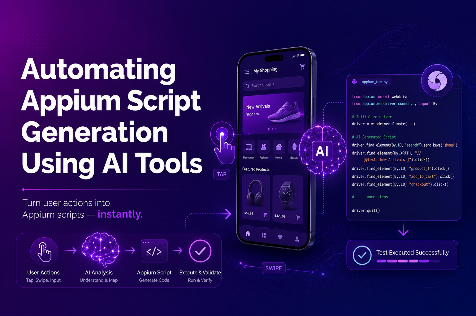 Automating Appium Script Generation Using AI Tools