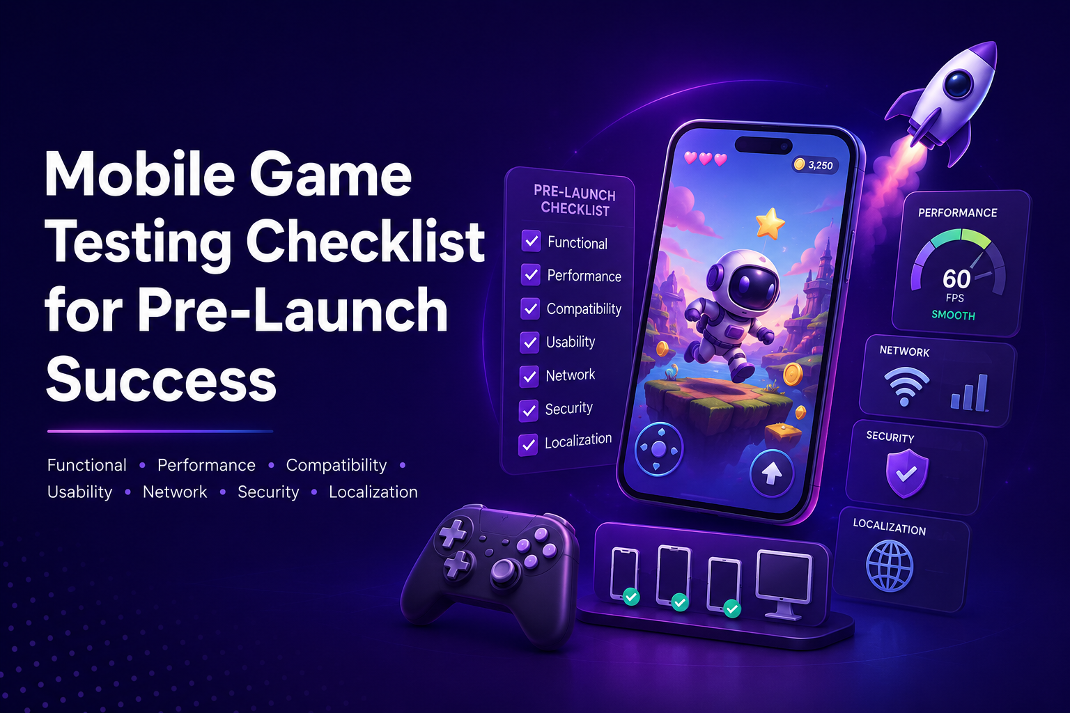 Mobile Game Testing Checklist for Pre-Launch Success