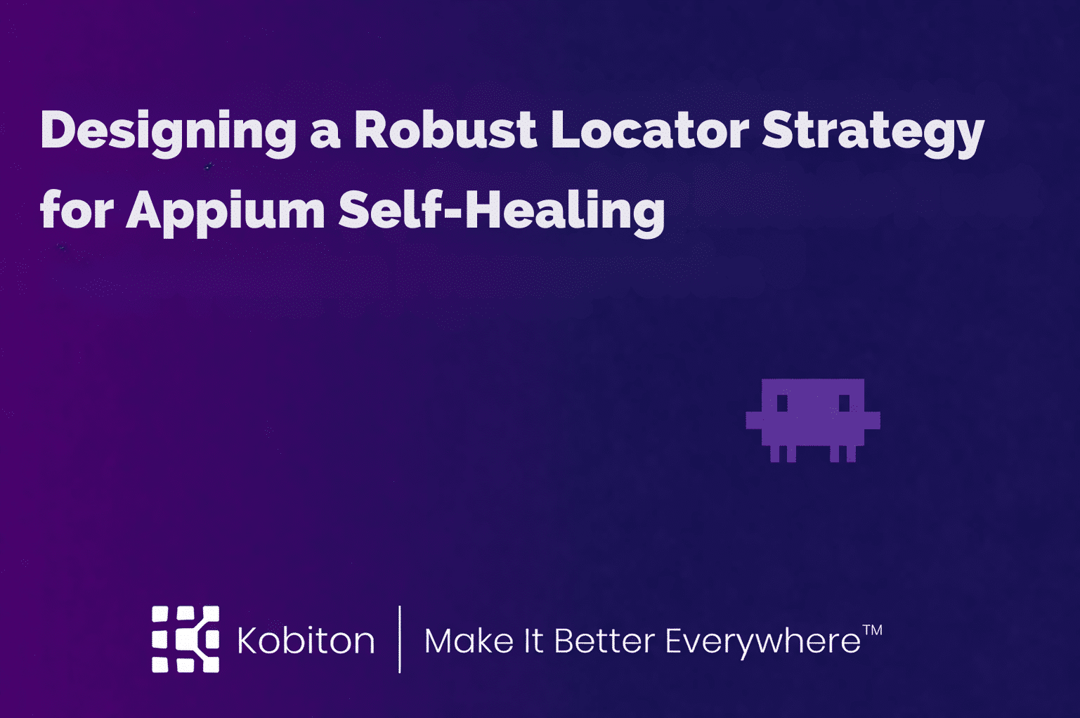 Designing a Robust Locator Strategy for Appium Self-Healing