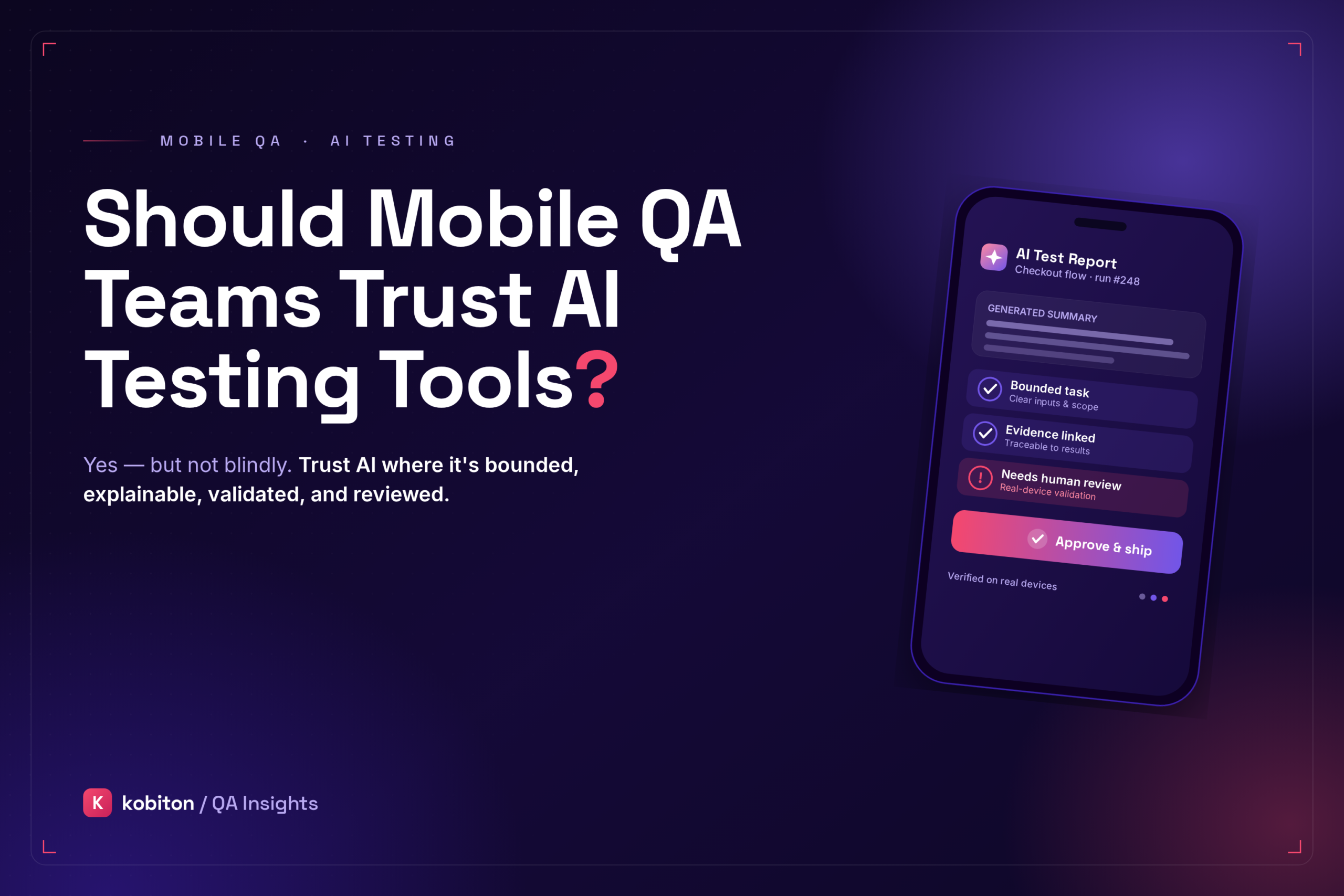 Ai testing tools