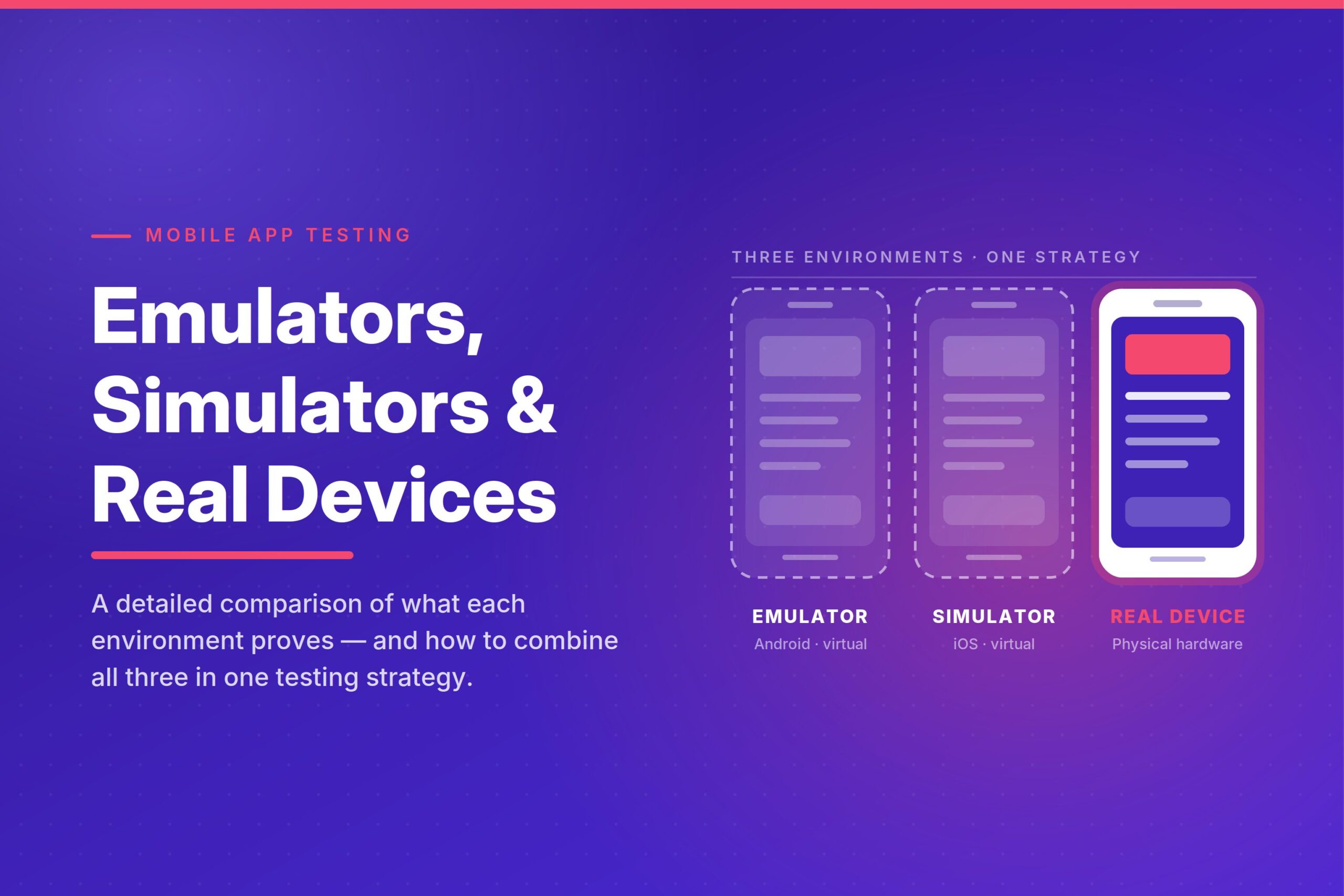 emulators-simulators-real-devices